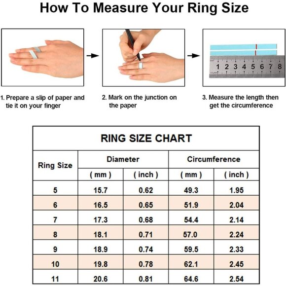 🆕 Women Purple Engagement Wedding Promise Rings Plated Sparkling Jewelry Gift - Picture 7 of 7